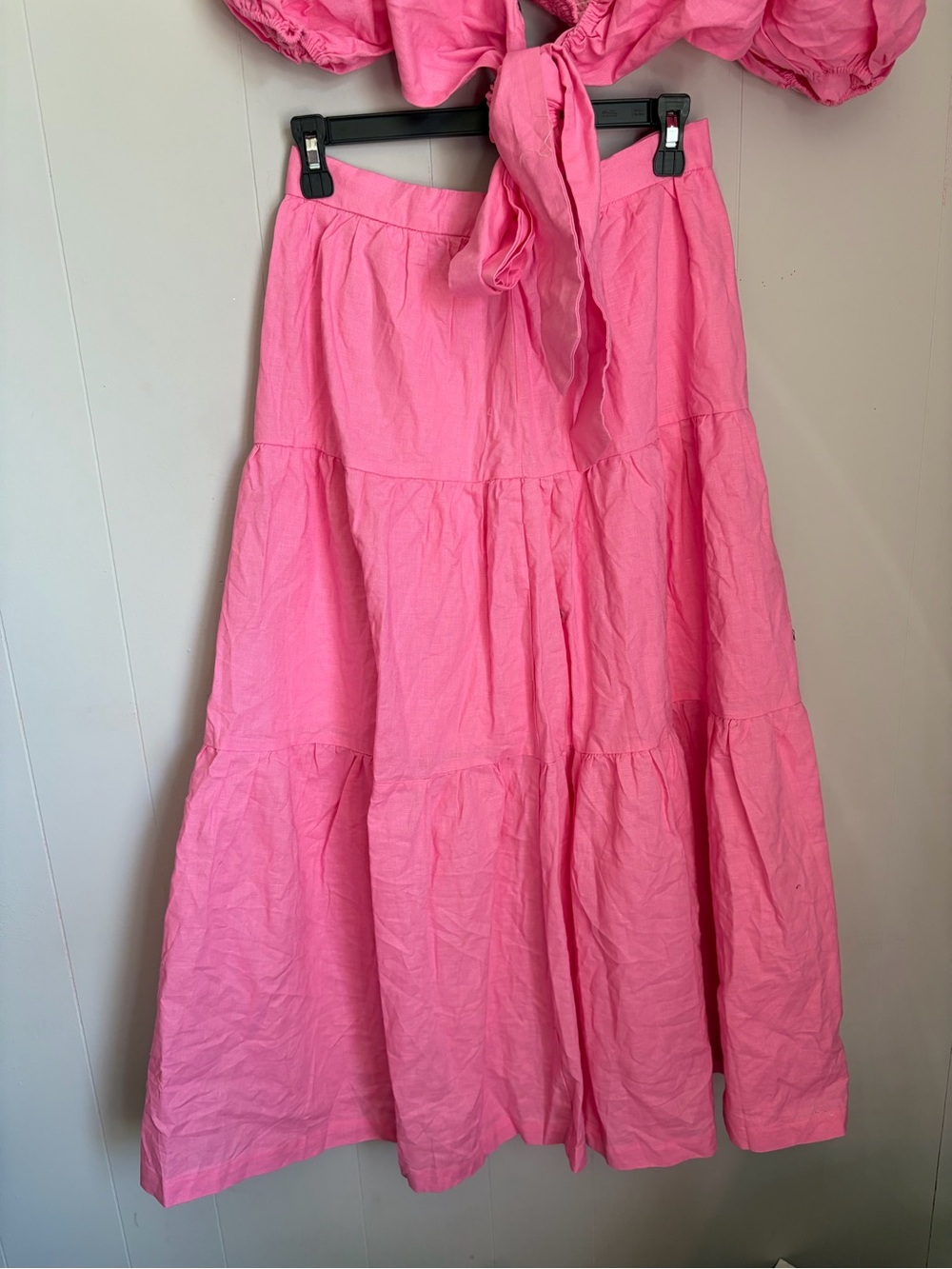 Petal and pup Pink Tiered Maxi Skirt & top - Women's Summer outfit - Picture 3 of 8